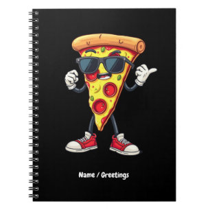 Dancing Pizza Slice A Playful & Delicious Design Notebook