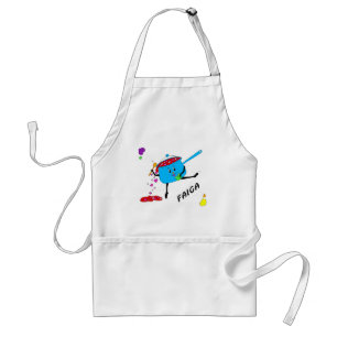 dancing pot with hearts 05 FAIGA Standard Apron