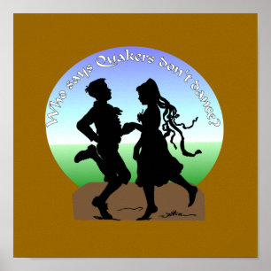 dancing quakers poster