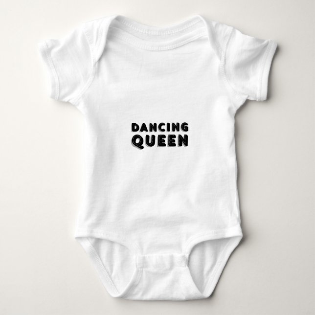 Dancing Queen Baby Bodysuit (Front)