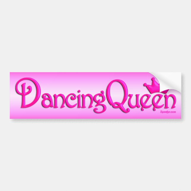 Dancing Queen Bumper Sticker (Front)