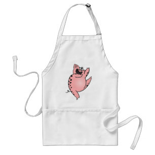 Dancing Queen Dancing Pig Dancing Cartoon Pig Standard Apron