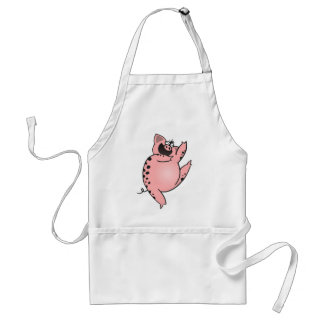 Dancing Queen | Dancing Pig | Dancing Cartoon Pig Standard Apron