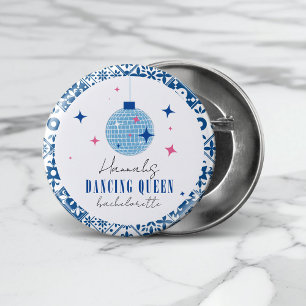 Dancing Queen greek Musical disco bachelorette 3 Cm Round Badge