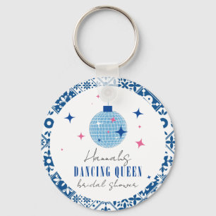 Dancing Queen greek Musical disco bridal shower Key Ring