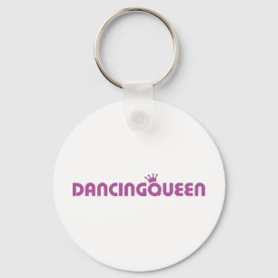 dancing queen icon key ring