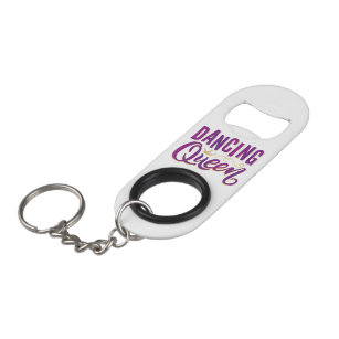 Dancing Queen Mini Bottle Opener With Key Ring