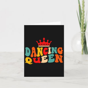 Dancing Queen Retro 70s Disco Themed 70's Lover Wo Card