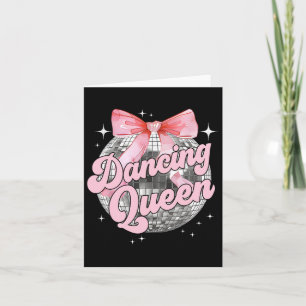 Dancing Queen Shirt Dancing 70s 80s Women Girl  Card