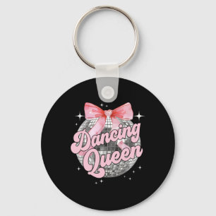 Dancing Queen Shirt Dancing 70s 80s Women Girl  Key Ring