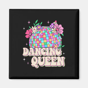 Dancing Queen Shirt Retro Dance Mum 70s 80s Magnet