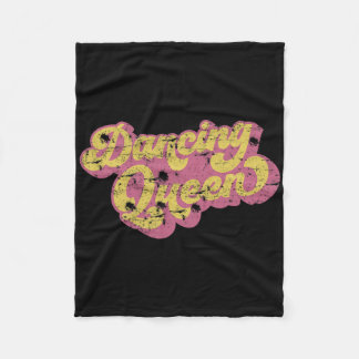 Dancing Queen Shirt Vintage Dancing 70s Fleece Blanket