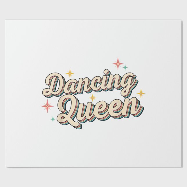 Dancing Queen Wrapping Paper (Flat)