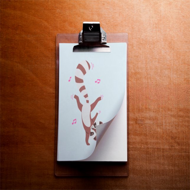 Dancing Racoon Breakdance Vibes – Cute Animal Str Clipboard (Creator Uploaded)