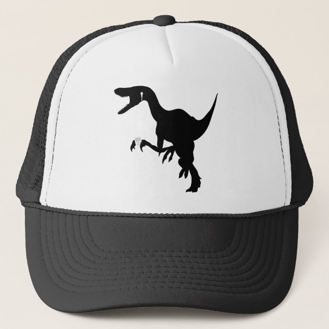 Dancing Raptor design Trucker Hat (Front)