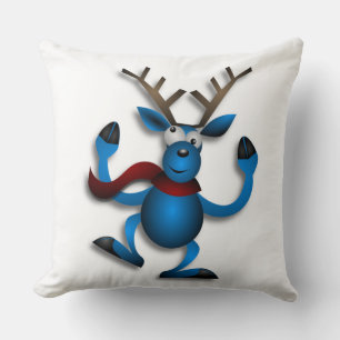 DANCING REINDEER CUSHION