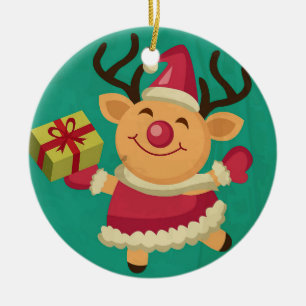 Dancing Reindeer Ornament