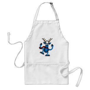 DANCING REINDEER STANDARD APRON