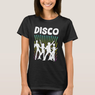 Dancing Retro Disco Boogie Bellbottom Dancer Boppe T-Shirt