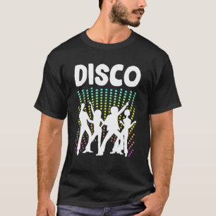 Dancing Retro Disco Boogie Bellbottom Dancer Boppe T-Shirt