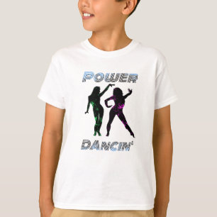 Dancing - Retro Power Dancing' Girls Lava style T-Shirt