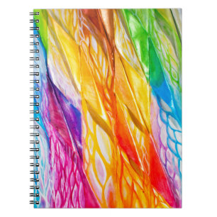 Dancing Ribbon Nebula Spiral Notebook