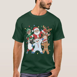 Dancing Santa Elf and friends T-Shirt