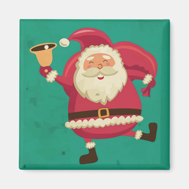 Dancing Santa Magnet (Front)