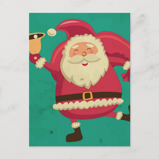 Dancing Santa Postcard (Front)