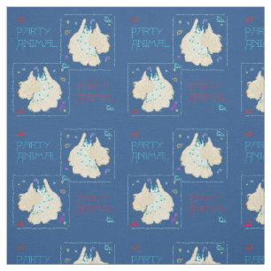 Dancing Scottish Terrier Fabric