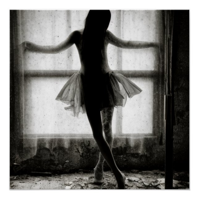 Dancing Shadow by the Window Poster (Front)