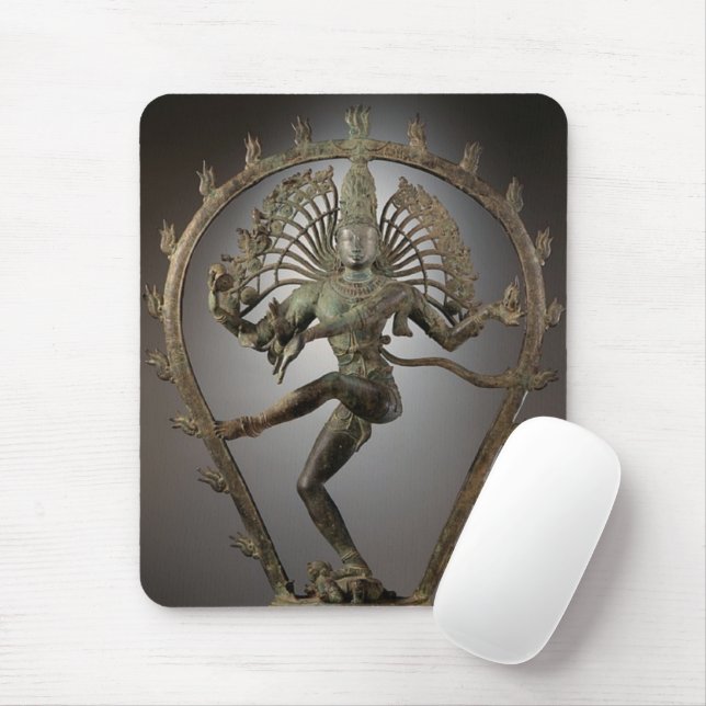 Dancing Shiva Goddess statue Mouse Pad (With Mouse)