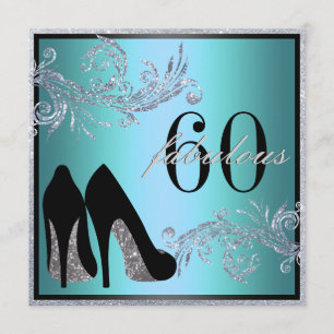 Dancing Shoes - Fabulous 50th Birthday Invitation