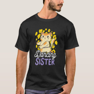 Dancing Sister With A Cat For Siblings T-Shirt