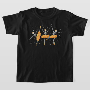 Dancing Skeleton Ballerina Ballet Dance Halloween T-Shirt