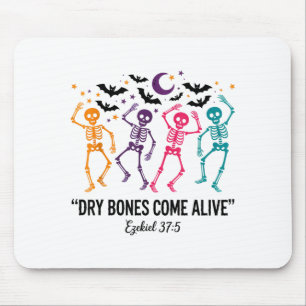 Dancing Skeleton Dry Bones Come Alive Christian Ha Mouse Pad
