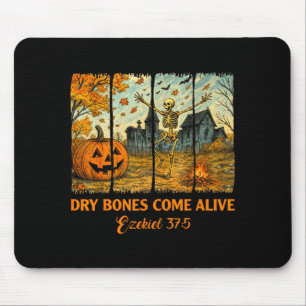 Dancing Skeleton Dry Bones Come Alive Christian Ha Mouse Pad