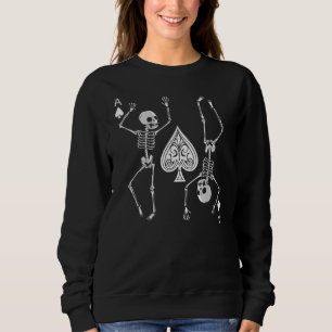 Dancing Skeleton Goth Sweatshirt