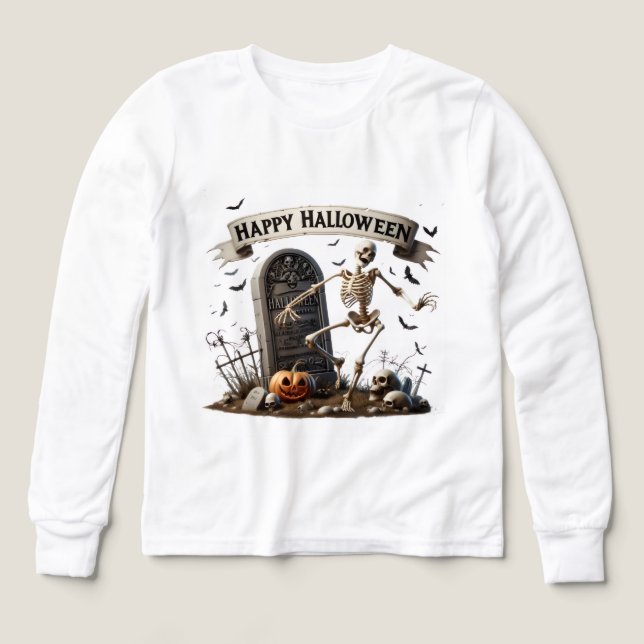 Dancing Skeleton Halloween Design (Design Front)