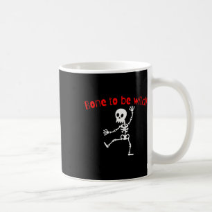 Dancing Skeleton Halloween Funny Bone Wild  Coffee Mug