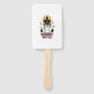 Dancing Skeleton Halloween Haunted Manor Vintage G Hand Fan