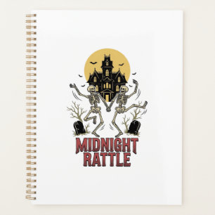 Dancing Skeleton Halloween Haunted Manor Vintage G Planner