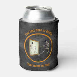 Dancing Skeleton Personalized Can Cooler