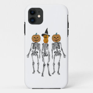 Dancing Skeleton Pumpkin Head Funny Halloween  Case-Mate iPhone Case