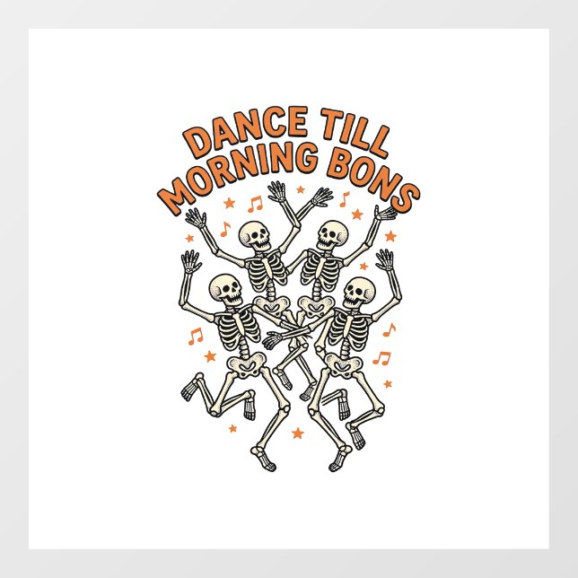 Dancing Skeleton Shirt Vintage Funny Bone Dance Ar (Sheet)