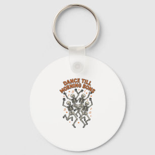 Dancing Skeleton Shirt Vintage Funny Bone Dance Ar Key Ring