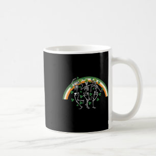 Dancing Skeleton St Paddy's Day Irish Beer Drinkin Coffee Mug
