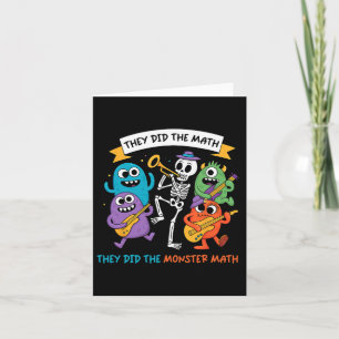 Dancing Skeleton They Did The Math They Did The Mo Card