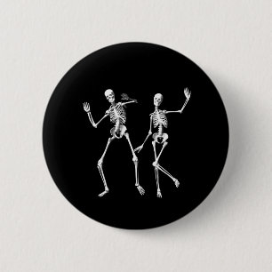 Dancing Skeletons 6 Cm Round Badge