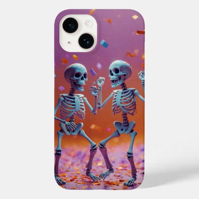 Dancing Skeletons Case-Mate iPhone Case (Back)